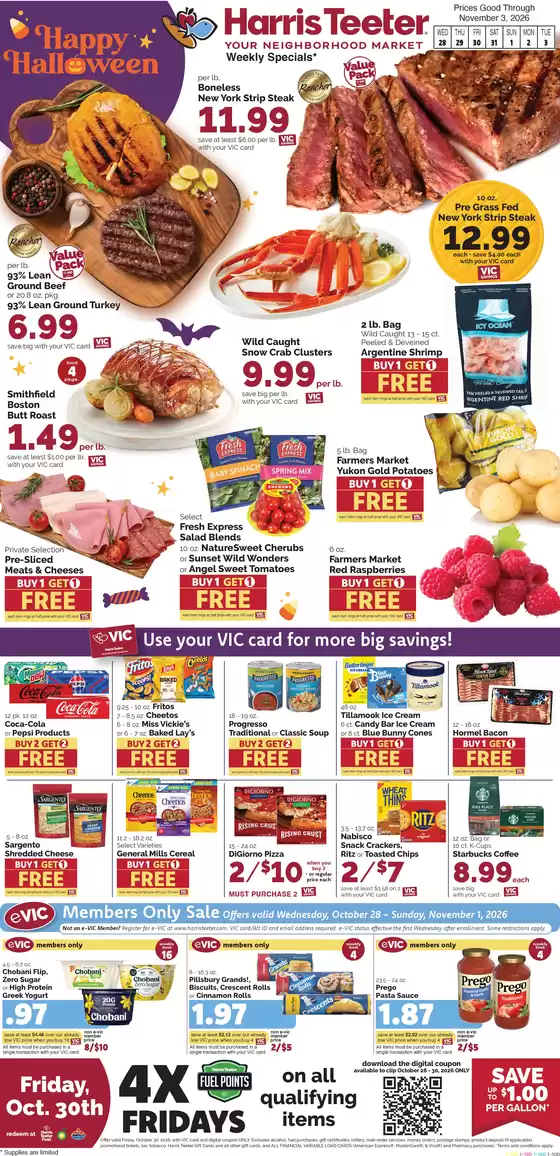 Harris Teeter catalogue in Washington-DC | New offers to discover | 2026-10-28T00:00:00.000Z - 2026-11-03T00:00:00.000Z