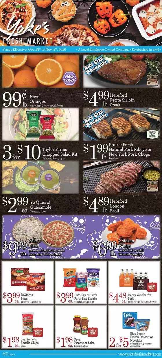 Yoke's Fresh Market  catalogue | Top offers for smart savers | 2026-10-28T00:00:00.000Z - 2026-11-03T00:00:00.000Z
