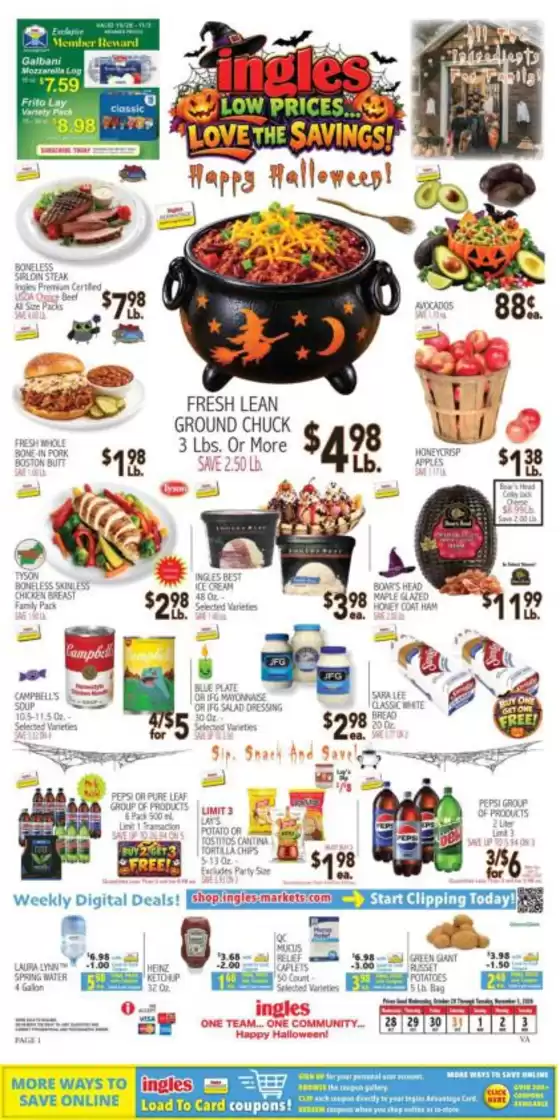 Ingles Markets catalogue | Current bargains and offers | 2026-10-28T00:00:00.000Z - 2026-11-03T00:00:00.000Z