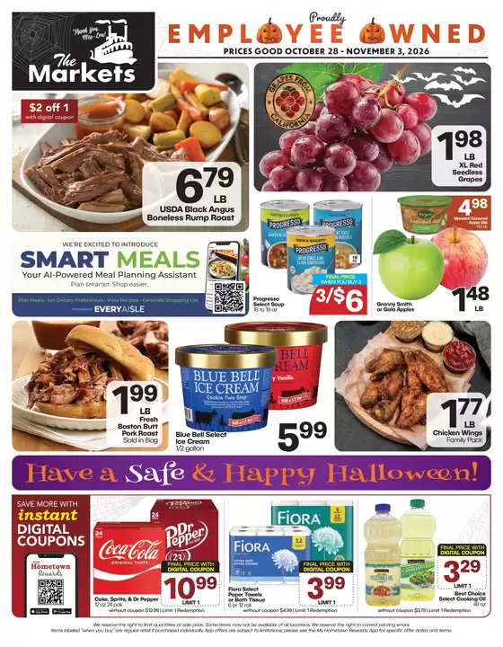 The Markets catalogue | The Markets weekly ad | 2026-10-28T00:00:00.000Z - 2026-11-03T00:00:00.000Z