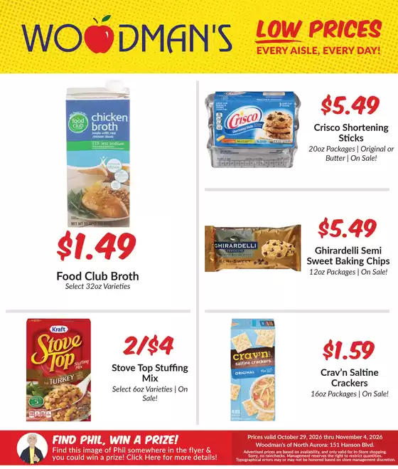Woodman's catalogue | Current special promotions | 2026-10-29T00:00:00.000Z - 2026-11-04T00:00:00.000Z