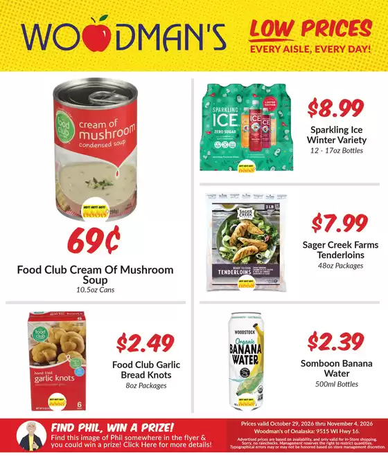 Woodman's catalogue | Top deals and discounts | 2026-10-29T00:00:00.000Z - 2026-11-04T00:00:00.000Z