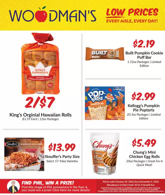 Woodman's catalogue | Top offers for all bargain hunters | 2026-10-29T00:00:00.000Z - 2026-11-04T00:00:00.000Z