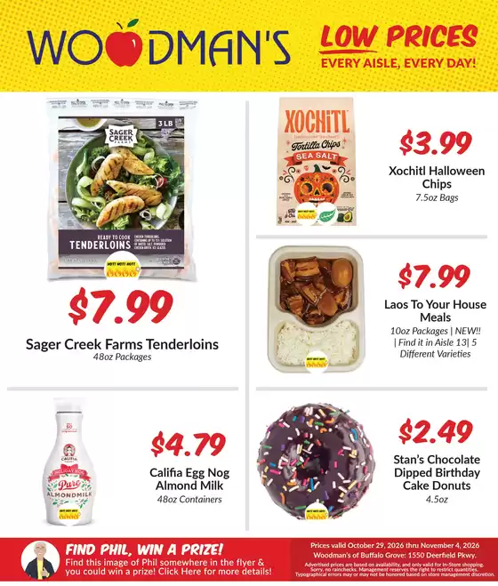 Woodman's catalogue in Lake Bluff IL | Exclusive deals and bargains | 2026-10-29T00:00:00.000Z - 2026-11-04T00:00:00.000Z