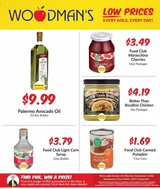 Woodman's catalogue | Wide range of offers | 2026-10-29T00:00:00.000Z - 2026-11-04T00:00:00.000Z
