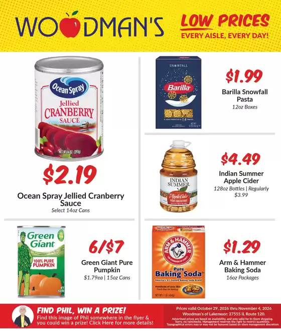 Woodman's catalogue | Great discounts on selected products | 2026-10-29T00:00:00.000Z - 2026-11-04T00:00:00.000Z