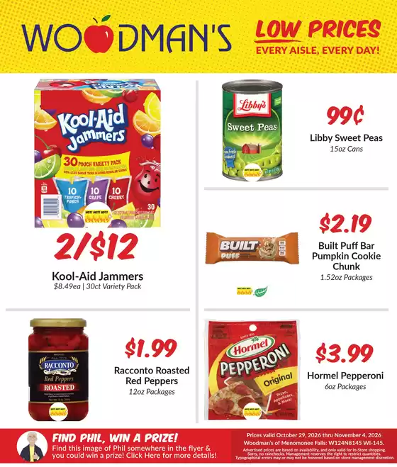 Woodman's catalogue | Great offer for bargain hunters | 2026-10-29T00:00:00.000Z - 2026-11-04T00:00:00.000Z