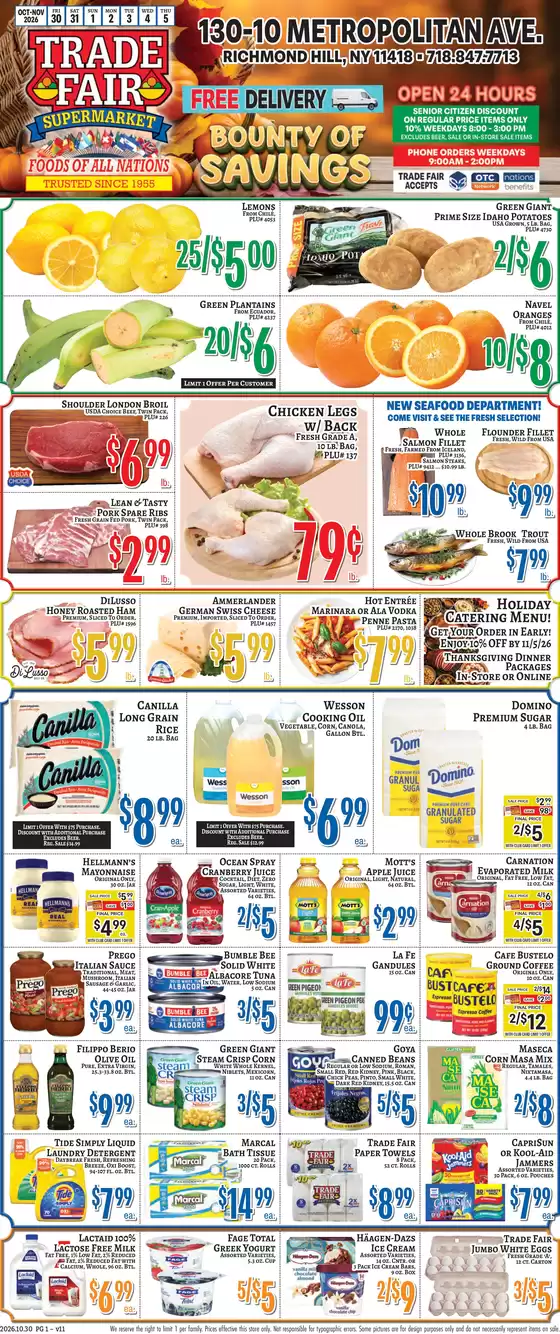 Trade Fair Supermarket catalogue | Great offer for bargain hunters | 2026-10-30T00:00:00.000Z - 2026-11-05T00:00:00.000Z