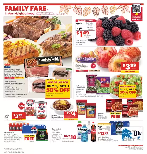 Family Fare catalogue in Marshall MI | Wide range of offers | 2026-10-30T00:00:00.000Z - 2026-10-31T00:00:00.000Z