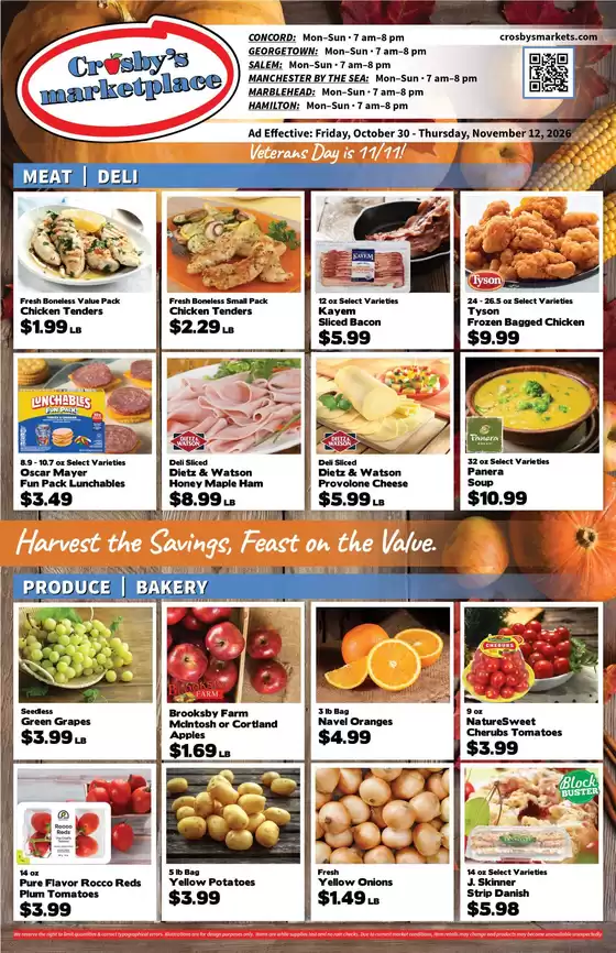 Crosby's Marketplace  catalogue | Catalog Crosby's Marketplace | 2026-10-30T00:00:00.000Z - 2026-11-12T00:00:00.000Z