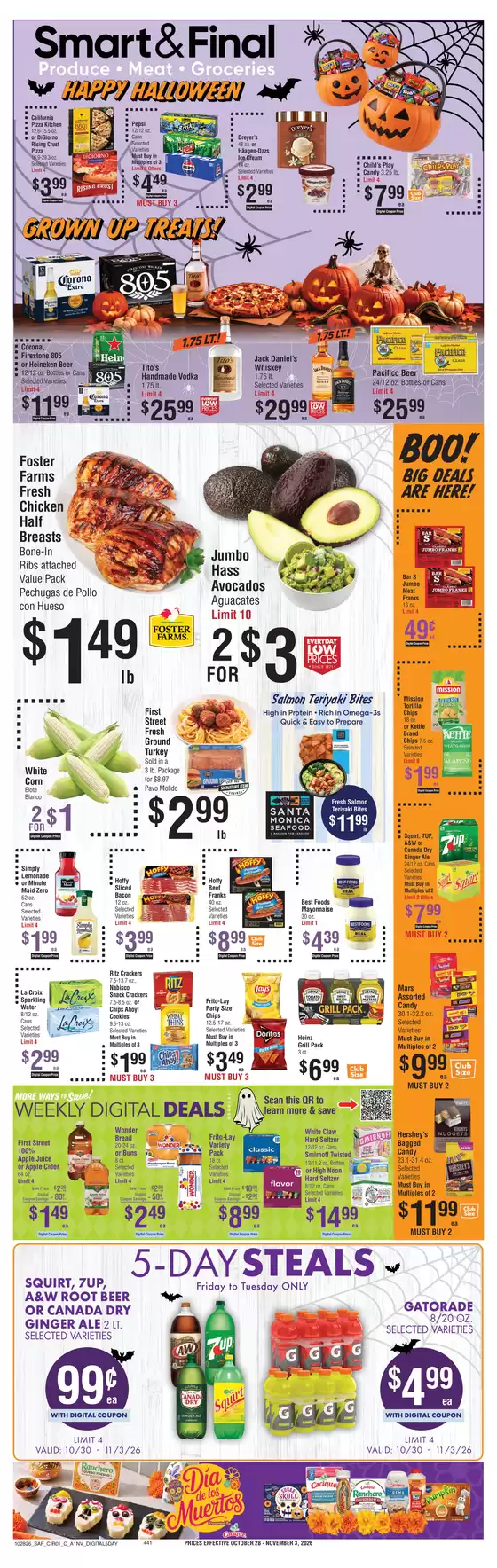 Smart & Final catalogue | Current bargains and offers | 2026-10-30T00:00:00.000Z - 2026-11-03T00:00:00.000Z