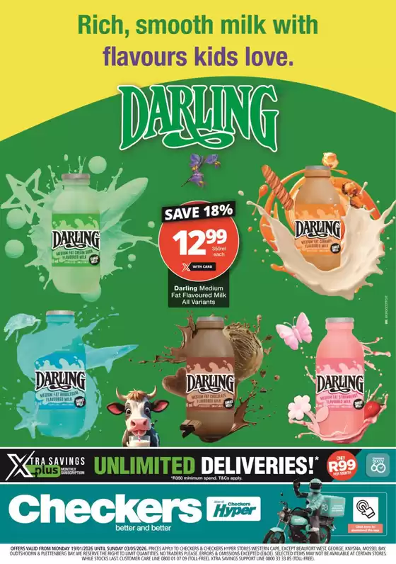 Checkers catalogue in Durban | Checkers Darling Promotion 19 January | 2026-01-18T00:00:00.000Z - 2026-05-03T00:00:00.000Z