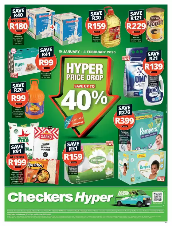 Checkers catalogue in Brakpan | Top offers for all bargain hunters | 2026-01-18T00:00:00.000Z - 2026-02-08T00:00:00.000Z
