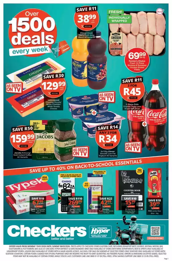 Checkers catalogue in Durban | Great discounts on selected products | 2026-01-18T00:00:00.000Z - 2026-02-08T00:00:00.000Z