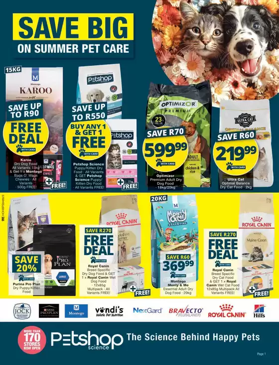 Checkers catalogue in Brakpan | Petshop Science January Month-End Promotion 19 January | 2026-01-18T00:00:00.000Z - 2026-02-08T00:00:00.000Z