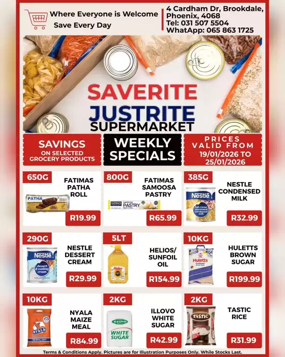 Saverite catalogue in Durban | Weekly Specials | 2026-01-19T00:00:00.000Z - 2026-01-25T00:00:00.000Z