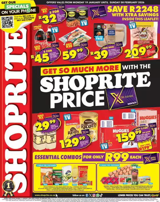 Shoprite catalogue in Tsomo | Shoprite January Price Eastern Cape 19 January - 8 February | 2026-01-19T00:00:00.000Z - 2026-02-08T00:00:00.000Z