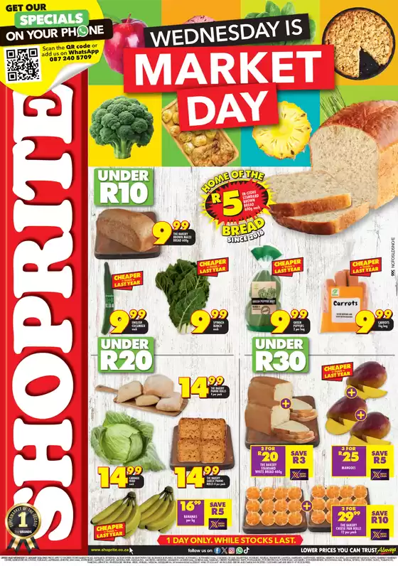 Shoprite catalogue in Tsomo | Shoprite Market Day Deals Valid 21 January | 2026-01-21T00:00:00.000Z - 2026-01-21T00:00:00.000Z
