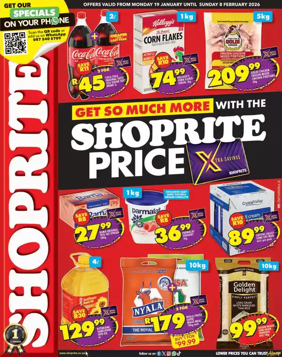 Shoprite catalogue in Tsomo | Shoprite January Price KwaZulu-Natal 19 January - 8 February | 2026-01-19T00:00:00.000Z - 2026-02-08T00:00:00.000Z