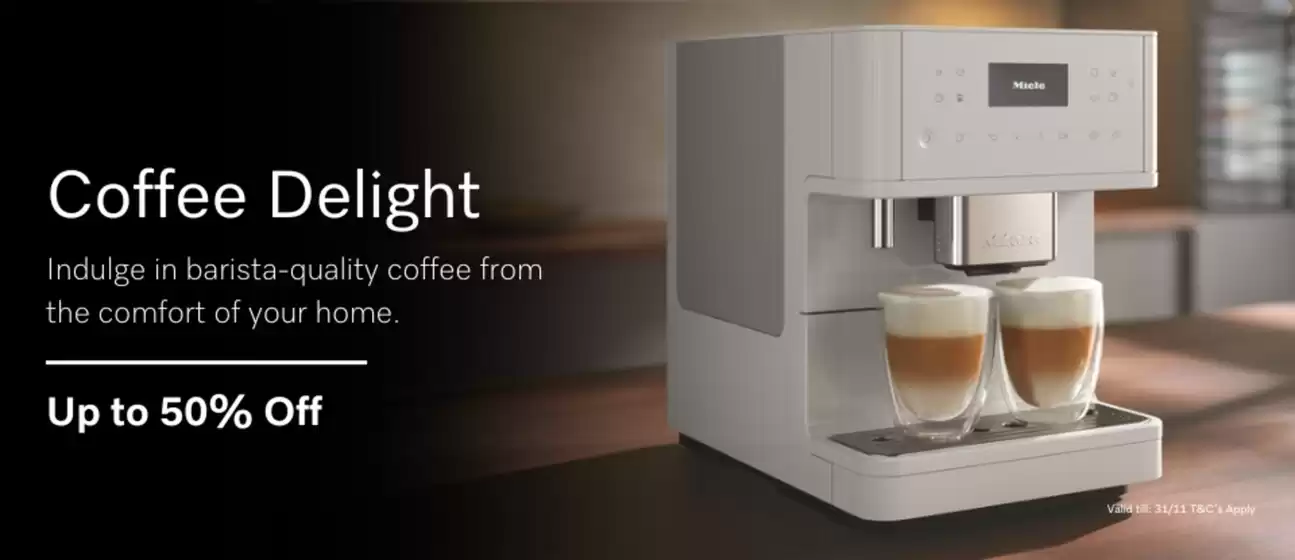 Miele catalogue in Durban | Coffee Delight | 2026-01-20T00:00:00.000Z - 2026-11-30T00:00:00.000Z