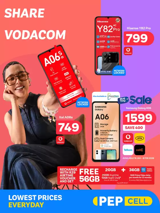 PEP CELL catalogue in Centurion | Share the love with vodacom | 2026-01-28T00:00:00.000Z - 2026-02-24T00:00:00.000Z