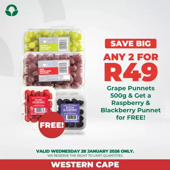 Food Lover's Market catalogue in Polokwane | Food Lover's Market weekly specials | 2026-01-27T00:00:00.000Z - 2026-01-28T00:00:00.000Z