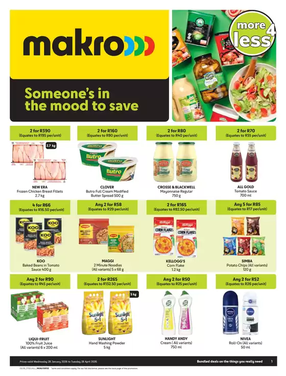 Makro catalogue in Durban | Exclusive deals and bargains | 2026-01-28T00:00:00.000Z - 2026-04-28T00:00:00.000Z