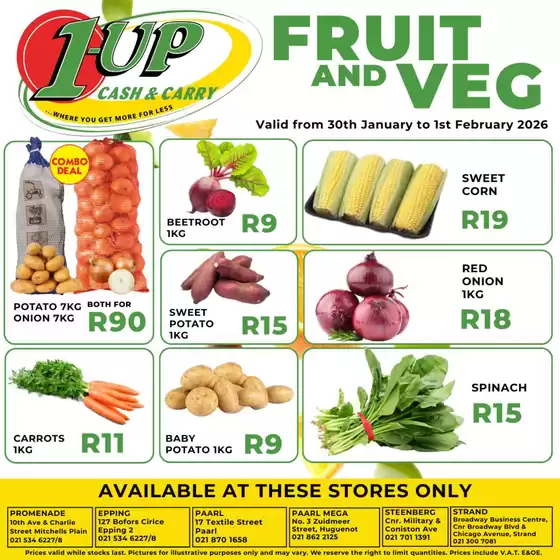 1UP catalogue in Dutywa | Fruit and veg | 2026-01-30T00:00:00.000Z - 2026-02-01T00:00:00.000Z