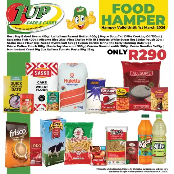 1UP catalogue in Mier | Great offer for all customers | 2026-01-31T00:00:00.000Z - 2026-03-01T00:00:00.000Z