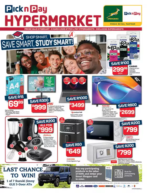 Pick n Pay Liquor catalogue in Soshanguve | Discounts and promotions | 2026-02-02T00:00:00.000Z - 2026-03-08T00:00:00.000Z