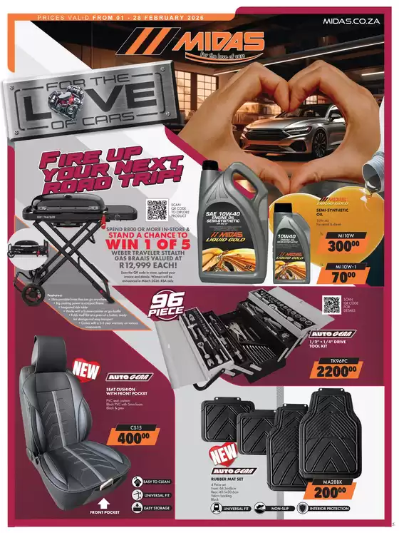 Midas catalogue in Joubertina | For The Love Of Cars | 2026-02-02T00:00:00.000Z - 2026-02-28T00:00:00.000Z
