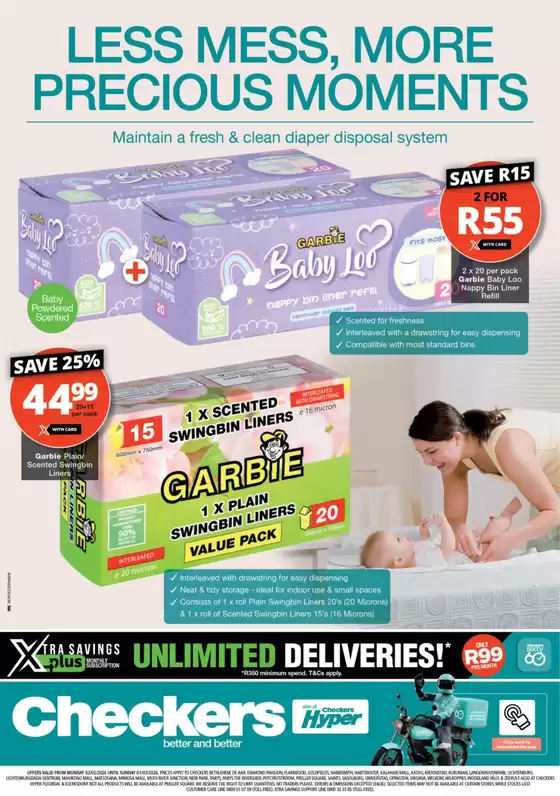 Checkers Hyper catalogue in Carolina | Checkers Garbie Promotion 2 February | 2026-02-01T00:00:00.000Z - 2026-03-01T00:00:00.000Z