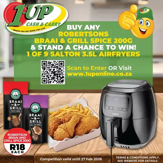 1UP catalogue in Carolina | Top offers for all bargain hunters | 2026-02-03T00:00:00.000Z - 2026-02-27T00:00:00.000Z