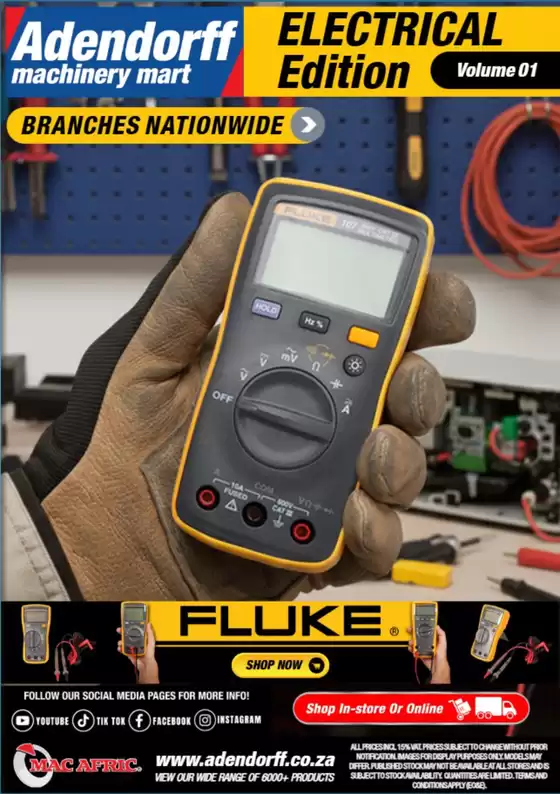 Adendorff Machinery Mart catalogue in Westville | Electrical Edition | 2026-02-05T00:00:00.000Z - 2026-12-31T00:00:00.000Z