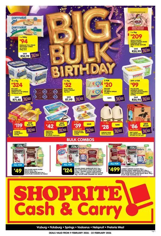 Shoprite catalogue in Sishen | Our best offers for you | 2026-02-09T00:00:00.000Z - 2026-02-22T00:00:00.000Z