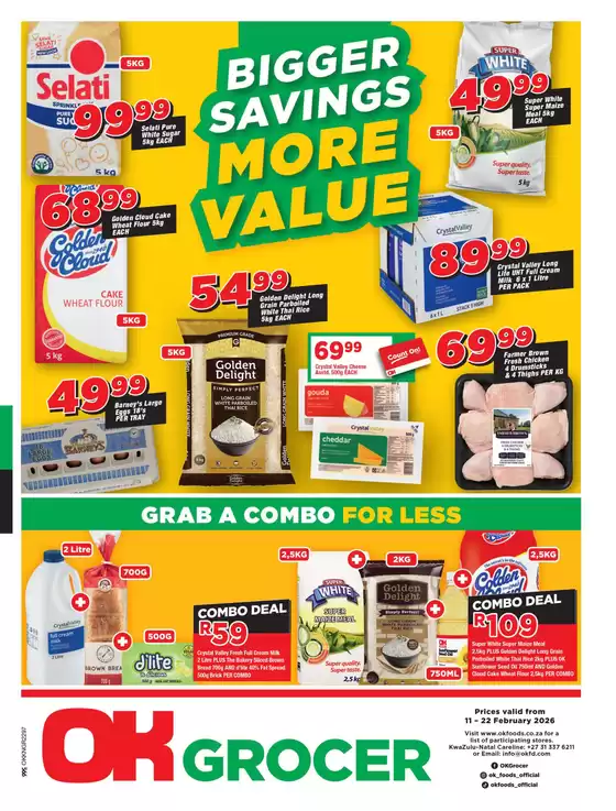 OK Grocer catalogue in Fochville | New offers to discover | 2026-02-11T00:00:00.000Z - 2026-02-22T00:00:00.000Z