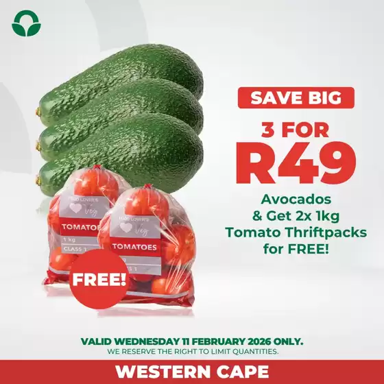 Food Lover's Market catalogue in Fochville | Food Lover's Market weekly specials | 2026-02-10T00:00:00.000Z - 2026-02-11T00:00:00.000Z