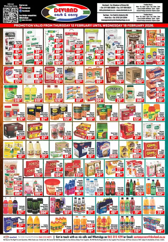 Devland catalogue in Isipingo | Sepcials Devland | 2026-02-12T00:00:00.000Z - 2026-02-18T00:00:00.000Z