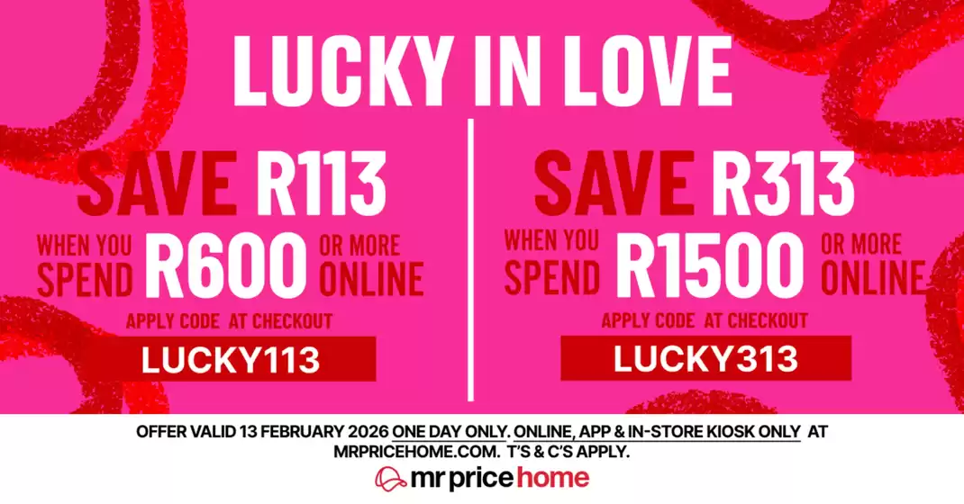 MRP Home catalogue | Lucky In Love | 2026-02-13T00:00:00.000Z - 2026-02-13T00:00:00.000Z
