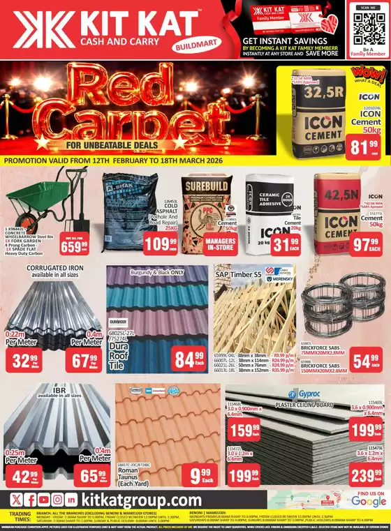 KitKat Cash and Carry catalogue in Brackenfell | Buildmart 2026 | 2026-02-12T00:00:00.000Z - 2026-03-18T00:00:00.000Z