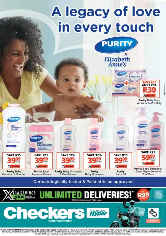 Checkers catalogue in Germiston | Exclusive deals and bargains | 2026-02-15T00:00:00.000Z - 2026-02-22T00:00:00.000Z