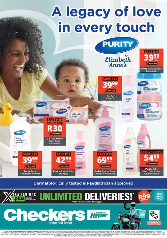 Checkers catalogue in Germiston | Exclusive bargains | 2026-02-15T00:00:00.000Z - 2026-02-22T00:00:00.000Z