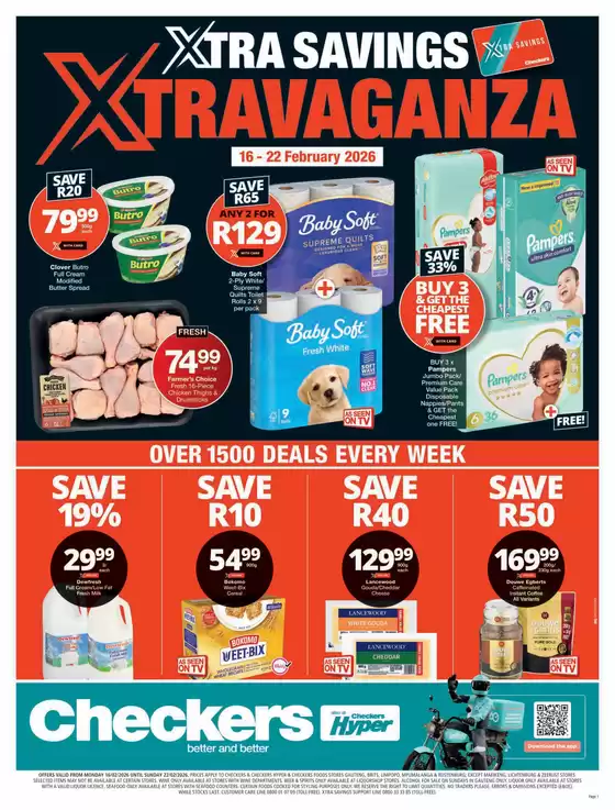 Checkers catalogue in Germiston | Our best deals for you | 2026-02-15T00:00:00.000Z - 2026-02-22T00:00:00.000Z