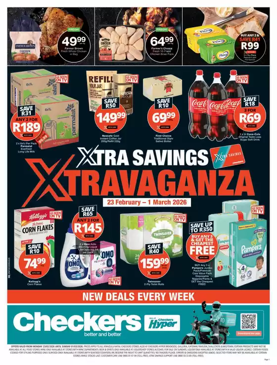 Checkers catalogue in Richards Bay | Our best bargains | 2026-02-22T00:00:00.000Z - 2026-03-01T00:00:00.000Z