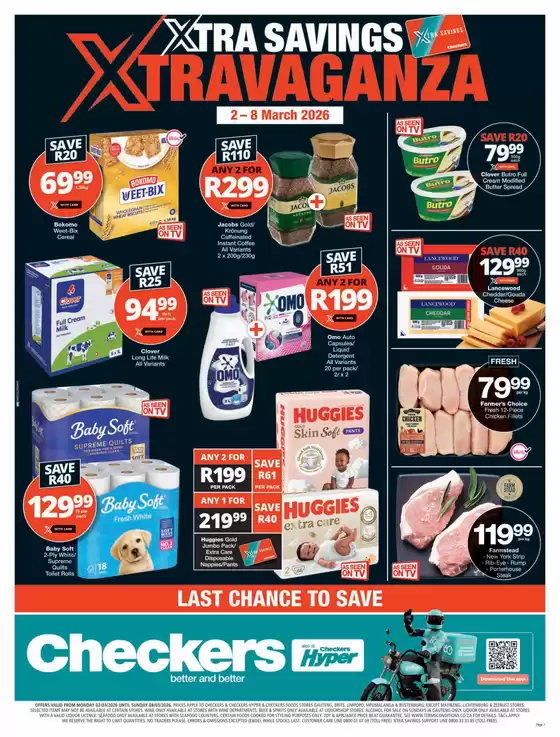Checkers Hyper catalogue in Umlazi | Discounts and promotions | 2026-03-01T00:00:00.000Z - 2026-03-15T00:00:00.000Z