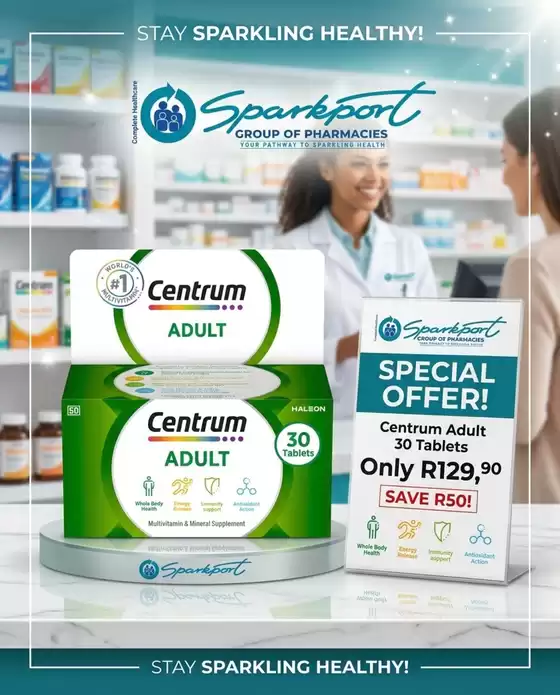 Sparkport catalogue in Umlazi | Stay Sparkling Healthy! | 2026-03-09T00:00:00.000Z - 2026-03-23T00:00:00.000Z