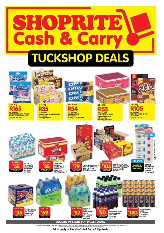 Shoprite catalogue | Shoprite Cash Carry Tuckshop Deals Philippi - 09 March to 04 April | 2026-03-09T00:00:00.000Z - 2026-04-04T00:00:00.000Z