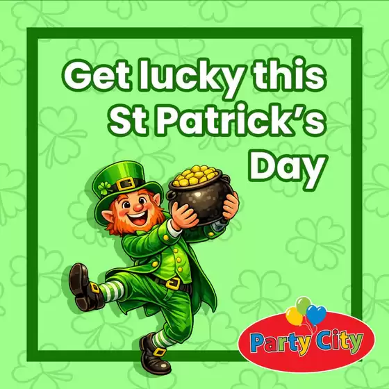 Party City catalogue in Sandton | Get Lucky This St Patrick's Day | 2026-03-10T00:00:00.000Z - 2026-03-24T00:00:00.000Z