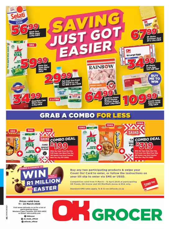 OK Grocer catalogue in Polokwane | Wide range of offers | 2026-03-11T00:00:00.000Z - 2026-03-22T00:00:00.000Z
