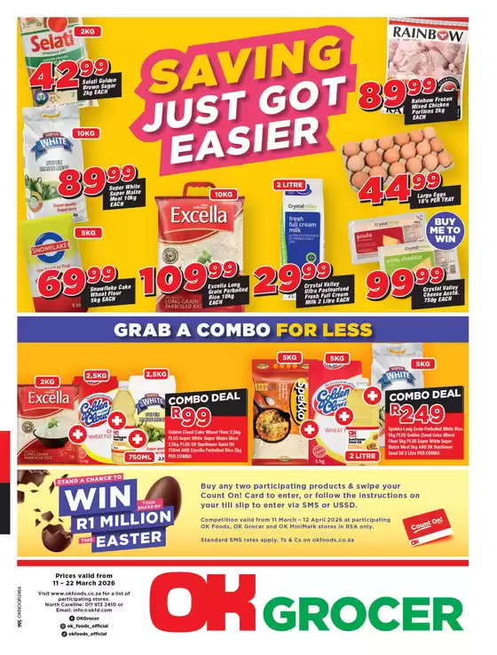 OK Grocer catalogue in Polokwane | Save now with our deals | 2026-03-11T00:00:00.000Z - 2026-03-22T00:00:00.000Z